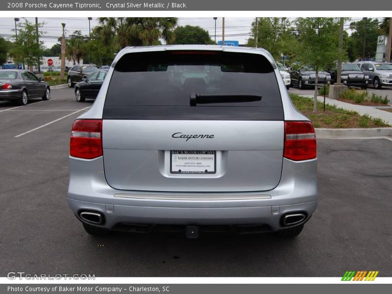 Crystal Silver Metallic / Black 2008 Porsche Cayenne Tiptronic