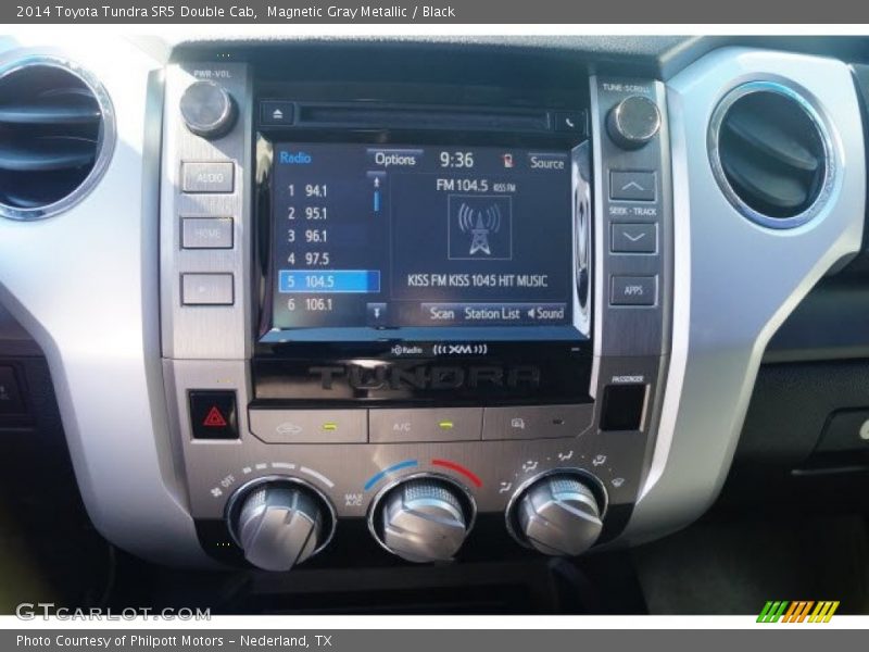 Magnetic Gray Metallic / Black 2014 Toyota Tundra SR5 Double Cab