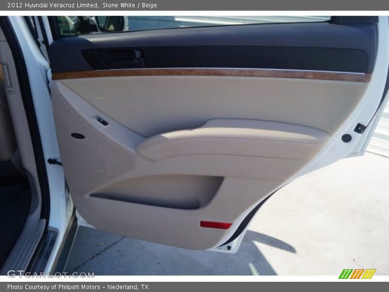 Stone White / Beige 2012 Hyundai Veracruz Limited