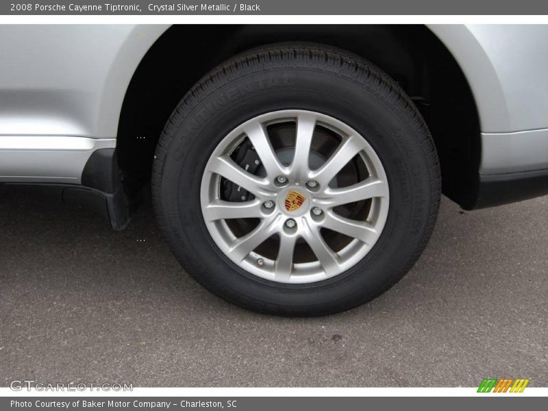 Crystal Silver Metallic / Black 2008 Porsche Cayenne Tiptronic