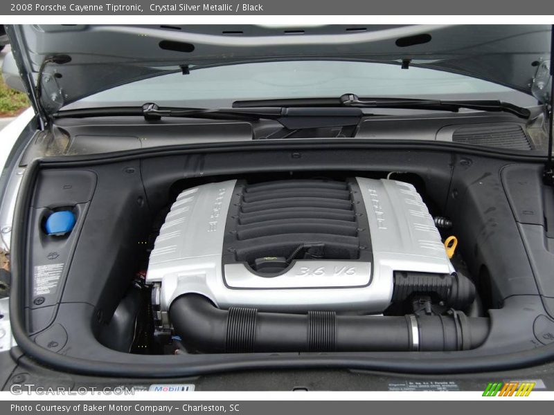 Crystal Silver Metallic / Black 2008 Porsche Cayenne Tiptronic