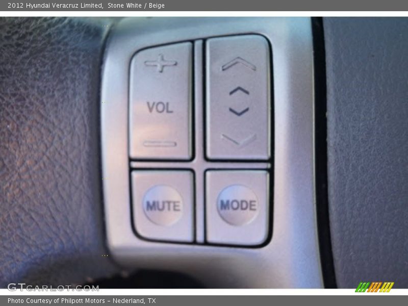 Stone White / Beige 2012 Hyundai Veracruz Limited
