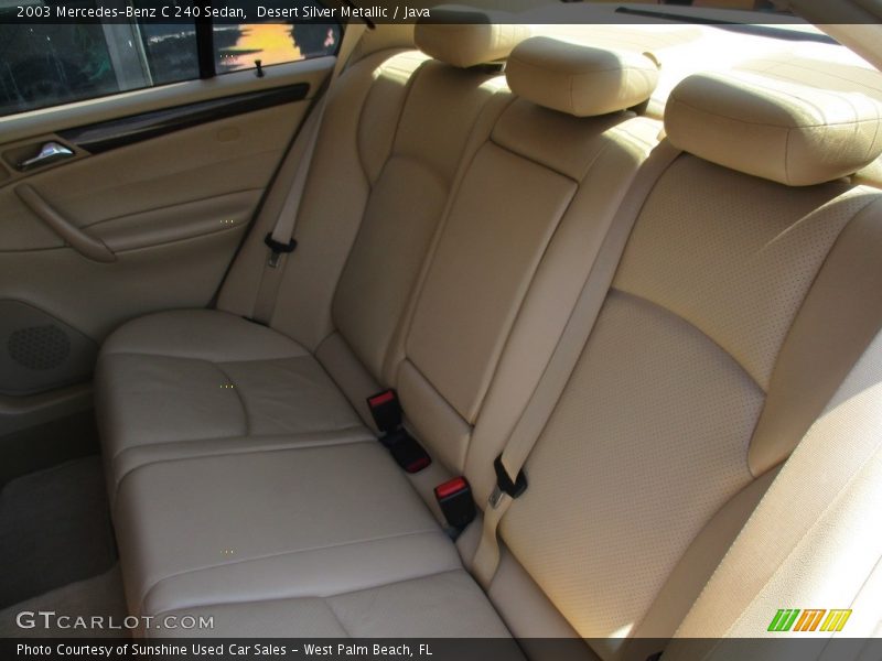 Desert Silver Metallic / Java 2003 Mercedes-Benz C 240 Sedan