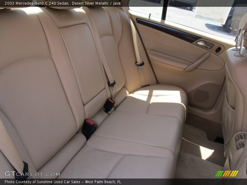 Desert Silver Metallic / Java 2003 Mercedes-Benz C 240 Sedan