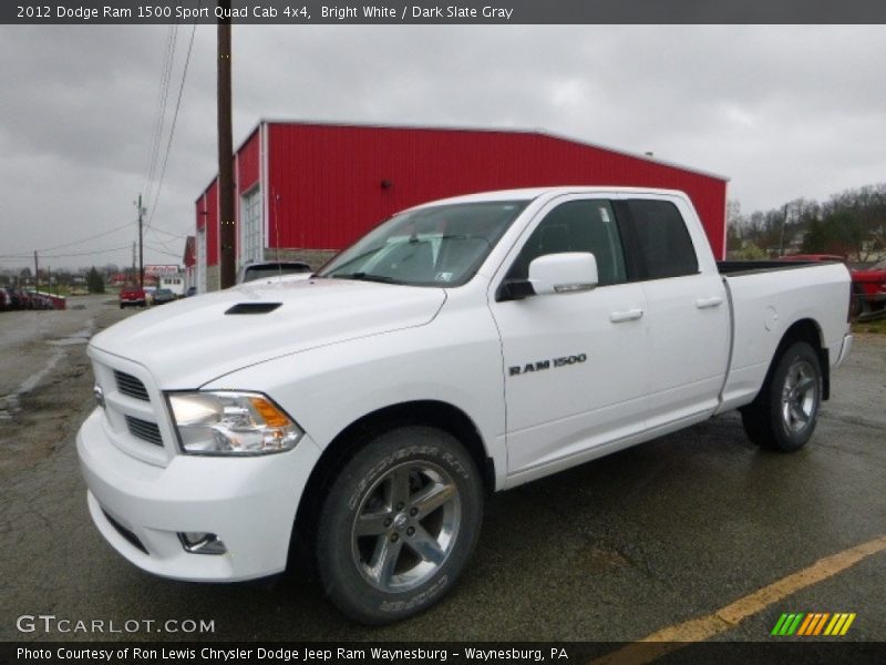 Bright White / Dark Slate Gray 2012 Dodge Ram 1500 Sport Quad Cab 4x4
