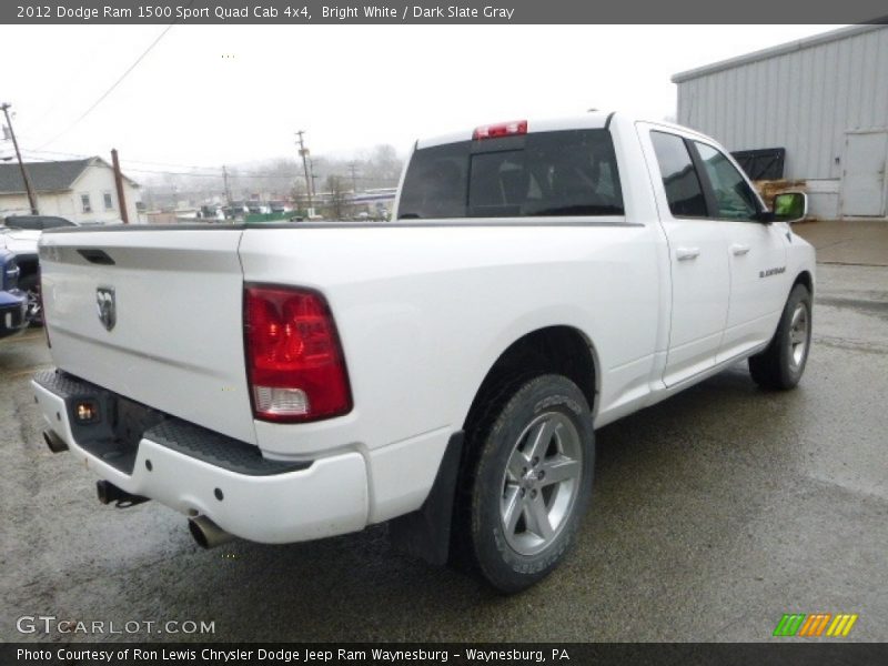 Bright White / Dark Slate Gray 2012 Dodge Ram 1500 Sport Quad Cab 4x4