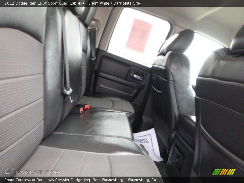 Bright White / Dark Slate Gray 2012 Dodge Ram 1500 Sport Quad Cab 4x4