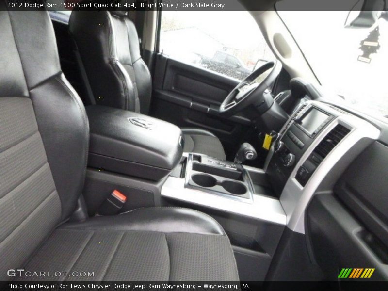 Bright White / Dark Slate Gray 2012 Dodge Ram 1500 Sport Quad Cab 4x4