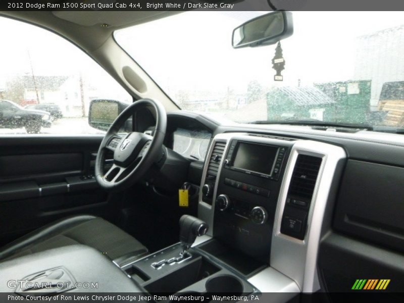 Bright White / Dark Slate Gray 2012 Dodge Ram 1500 Sport Quad Cab 4x4