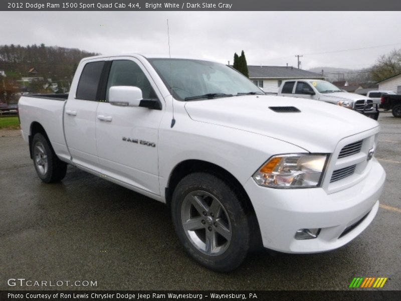 Bright White / Dark Slate Gray 2012 Dodge Ram 1500 Sport Quad Cab 4x4