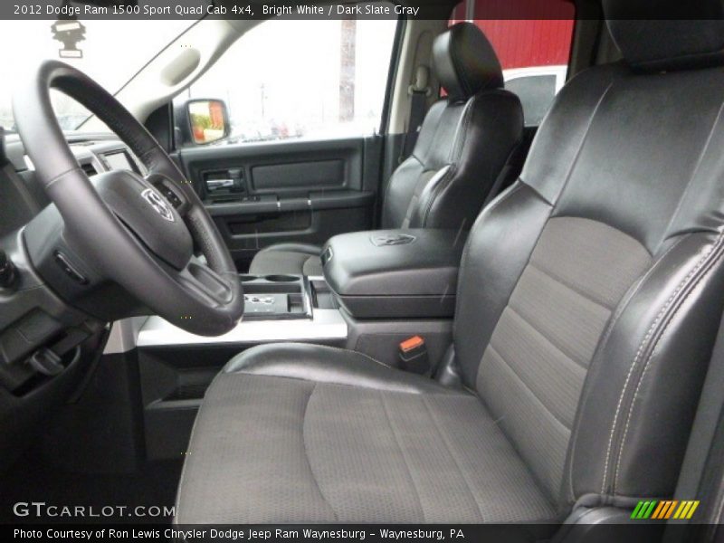 Bright White / Dark Slate Gray 2012 Dodge Ram 1500 Sport Quad Cab 4x4