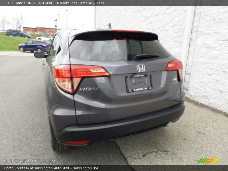 Modern Steel Metallic / Black 2017 Honda HR-V EX-L AWD