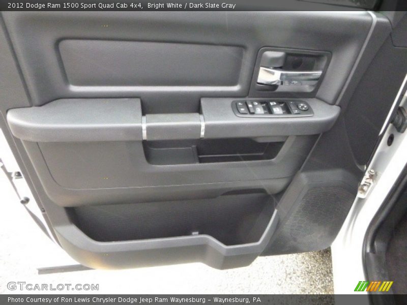 Bright White / Dark Slate Gray 2012 Dodge Ram 1500 Sport Quad Cab 4x4