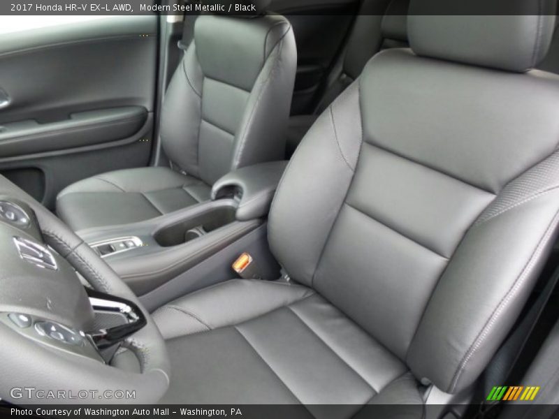 Modern Steel Metallic / Black 2017 Honda HR-V EX-L AWD