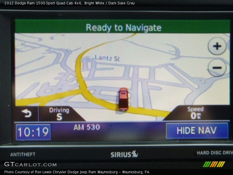 Bright White / Dark Slate Gray 2012 Dodge Ram 1500 Sport Quad Cab 4x4