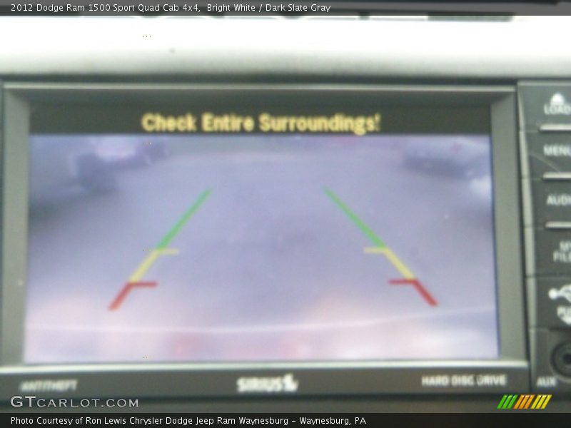 Bright White / Dark Slate Gray 2012 Dodge Ram 1500 Sport Quad Cab 4x4