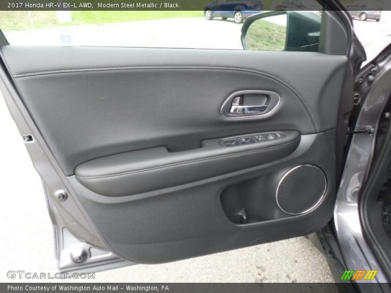 Modern Steel Metallic / Black 2017 Honda HR-V EX-L AWD