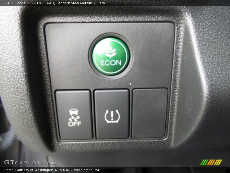 Modern Steel Metallic / Black 2017 Honda HR-V EX-L AWD