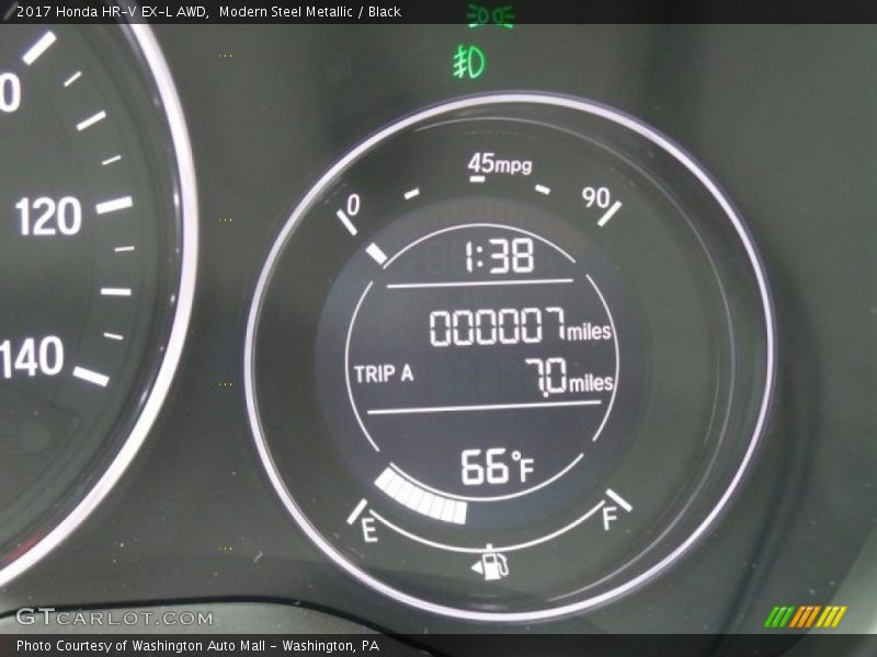 Modern Steel Metallic / Black 2017 Honda HR-V EX-L AWD
