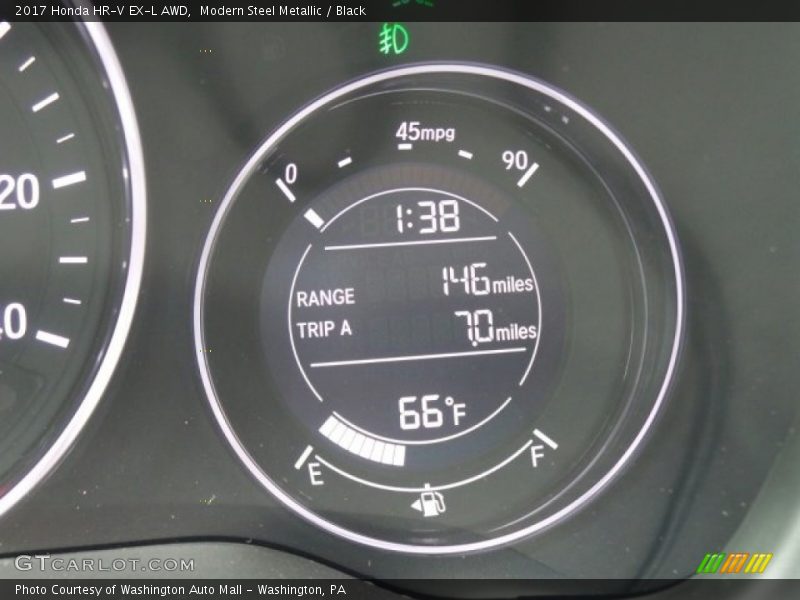 Modern Steel Metallic / Black 2017 Honda HR-V EX-L AWD