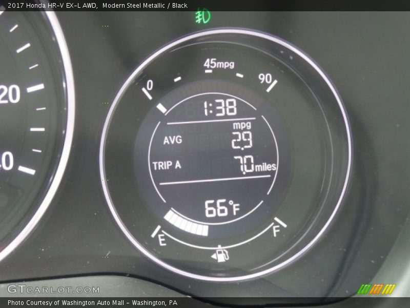 Modern Steel Metallic / Black 2017 Honda HR-V EX-L AWD