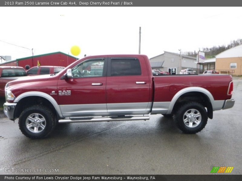 Deep Cherry Red Pearl / Black 2013 Ram 2500 Laramie Crew Cab 4x4