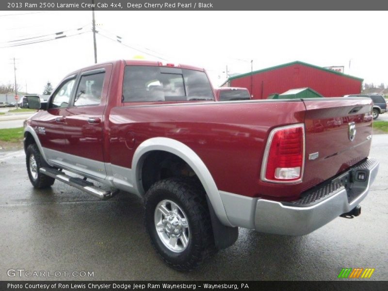 Deep Cherry Red Pearl / Black 2013 Ram 2500 Laramie Crew Cab 4x4