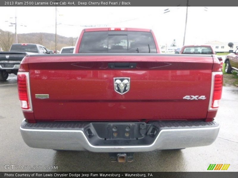 Deep Cherry Red Pearl / Black 2013 Ram 2500 Laramie Crew Cab 4x4