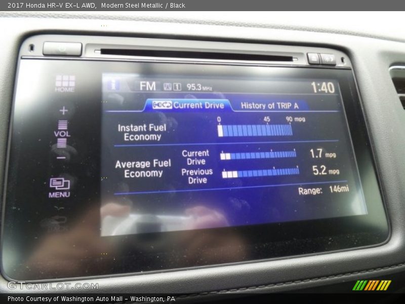 Controls of 2017 HR-V EX-L AWD
