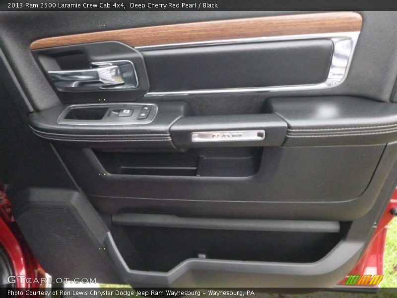 Deep Cherry Red Pearl / Black 2013 Ram 2500 Laramie Crew Cab 4x4