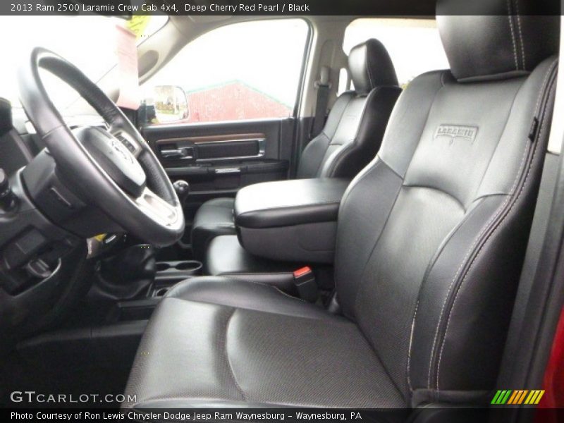 Deep Cherry Red Pearl / Black 2013 Ram 2500 Laramie Crew Cab 4x4