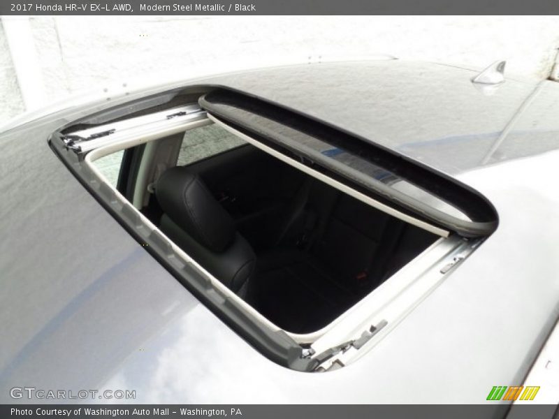 Modern Steel Metallic / Black 2017 Honda HR-V EX-L AWD
