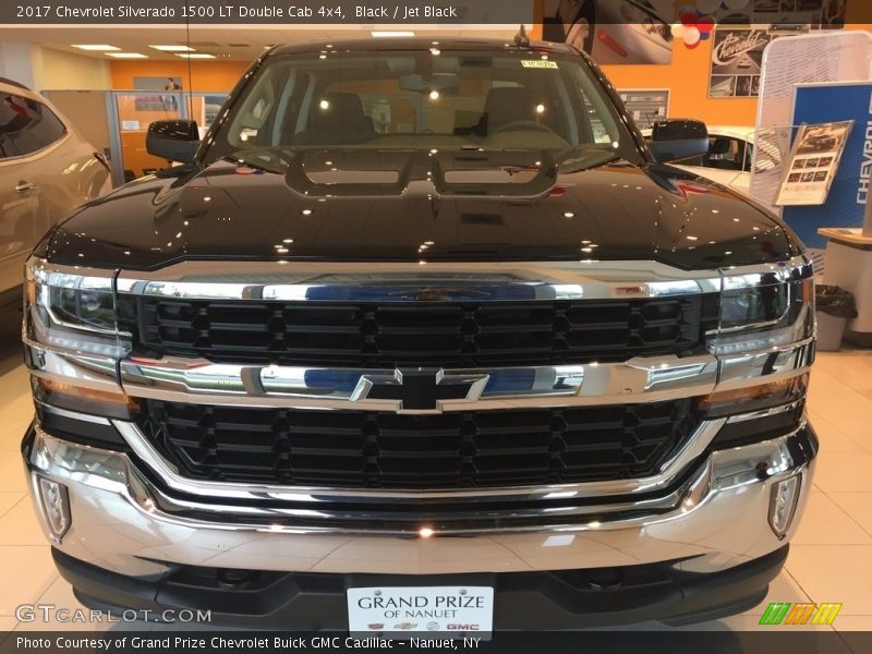 Black / Jet Black 2017 Chevrolet Silverado 1500 LT Double Cab 4x4