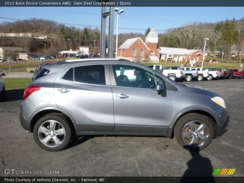 Satin Steel Gray Metallic / Ebony 2013 Buick Encore Convenience AWD