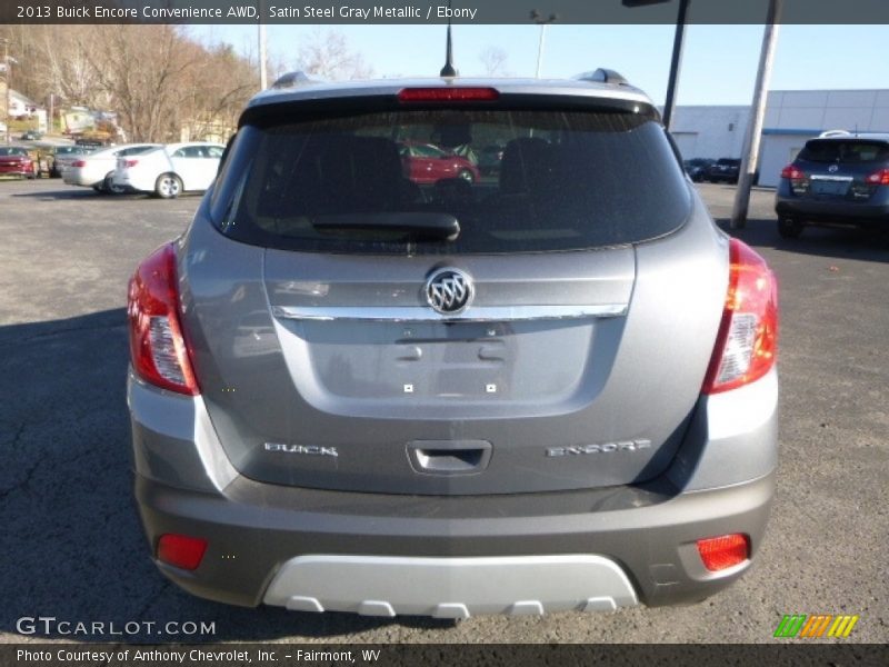 Satin Steel Gray Metallic / Ebony 2013 Buick Encore Convenience AWD