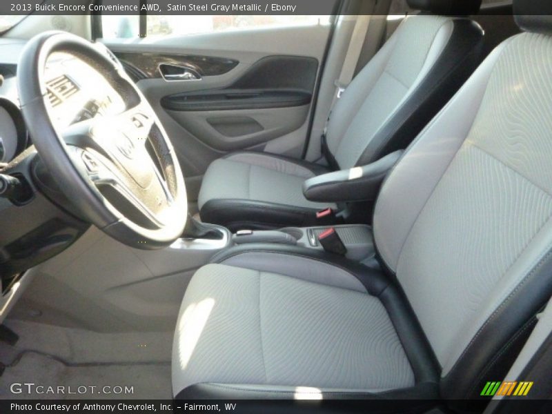 Satin Steel Gray Metallic / Ebony 2013 Buick Encore Convenience AWD
