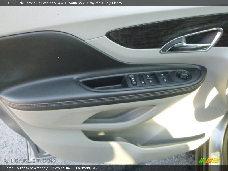 Satin Steel Gray Metallic / Ebony 2013 Buick Encore Convenience AWD