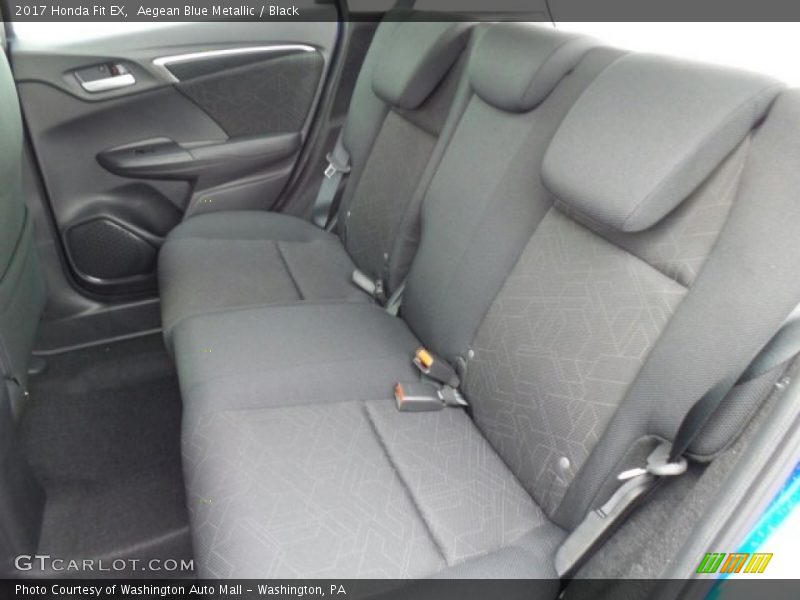 Aegean Blue Metallic / Black 2017 Honda Fit EX