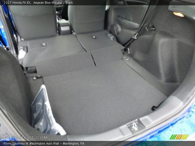 Aegean Blue Metallic / Black 2017 Honda Fit EX
