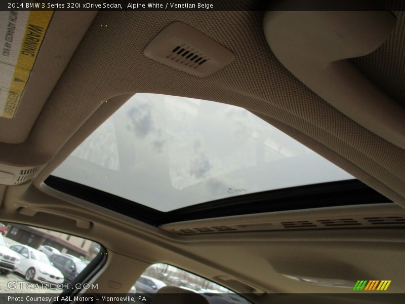 Alpine White / Venetian Beige 2014 BMW 3 Series 320i xDrive Sedan