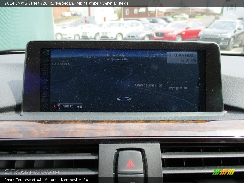 Alpine White / Venetian Beige 2014 BMW 3 Series 320i xDrive Sedan