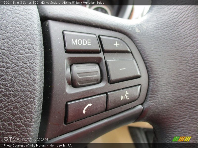Alpine White / Venetian Beige 2014 BMW 3 Series 320i xDrive Sedan