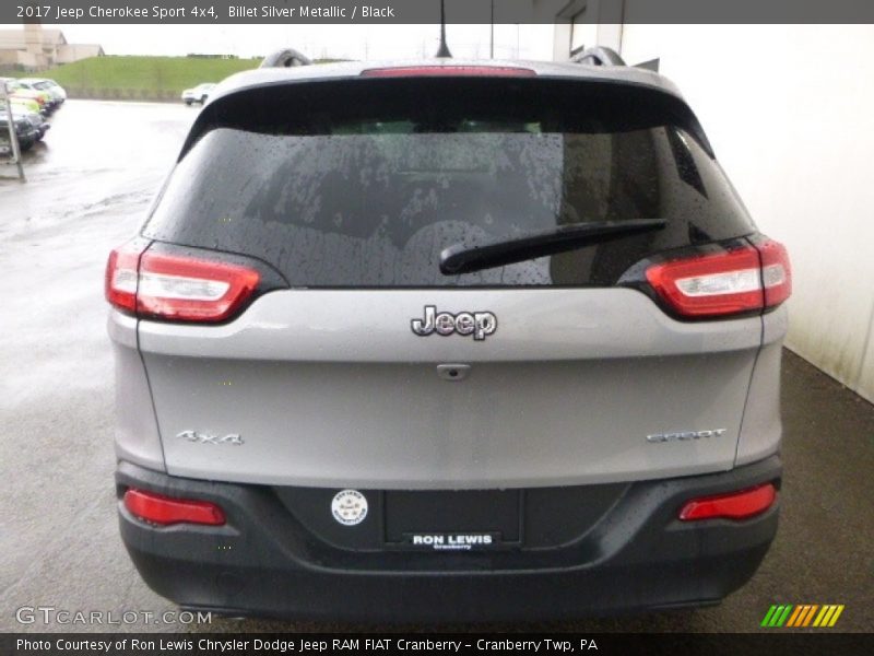 Billet Silver Metallic / Black 2017 Jeep Cherokee Sport 4x4