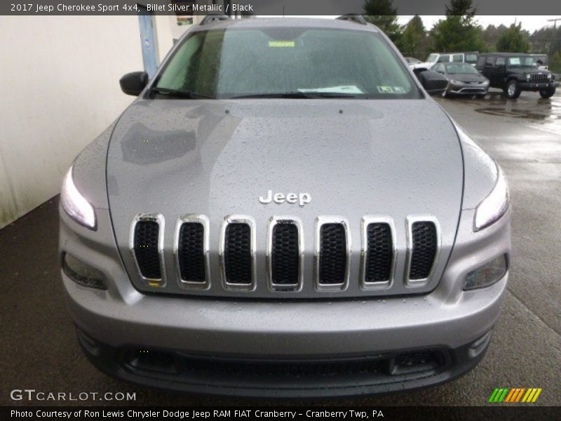 Billet Silver Metallic / Black 2017 Jeep Cherokee Sport 4x4
