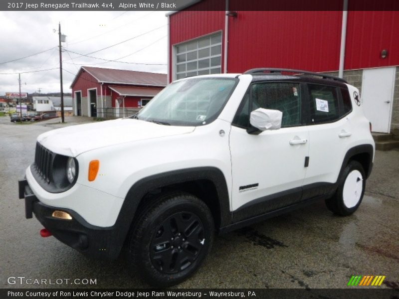 Alpine White / Black 2017 Jeep Renegade Trailhawk 4x4