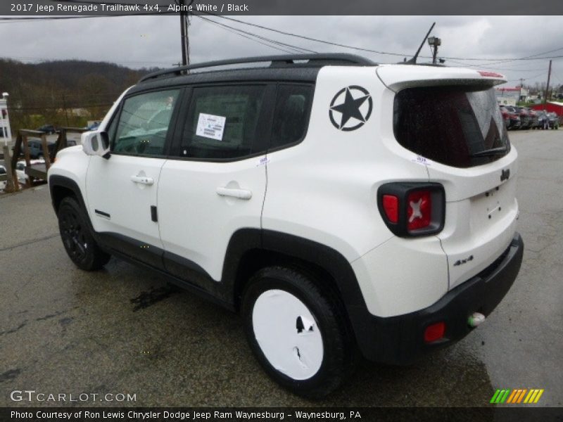 Alpine White / Black 2017 Jeep Renegade Trailhawk 4x4