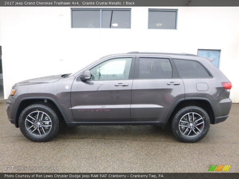 Granite Crystal Metallic / Black 2017 Jeep Grand Cherokee Trailhawk 4x4