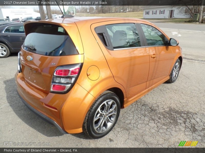 Orange Burst Metallic / Jet Black 2017 Chevrolet Sonic LT Hatchback