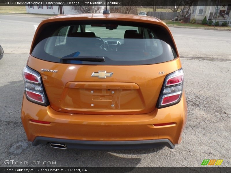 Orange Burst Metallic / Jet Black 2017 Chevrolet Sonic LT Hatchback