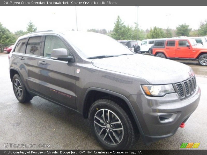 Granite Crystal Metallic / Black 2017 Jeep Grand Cherokee Trailhawk 4x4